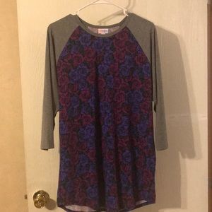 Lularoe Rose 3/4 Sleeve Top
